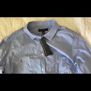 Banana Republic collared shirt. Size 12 Blue. NWT